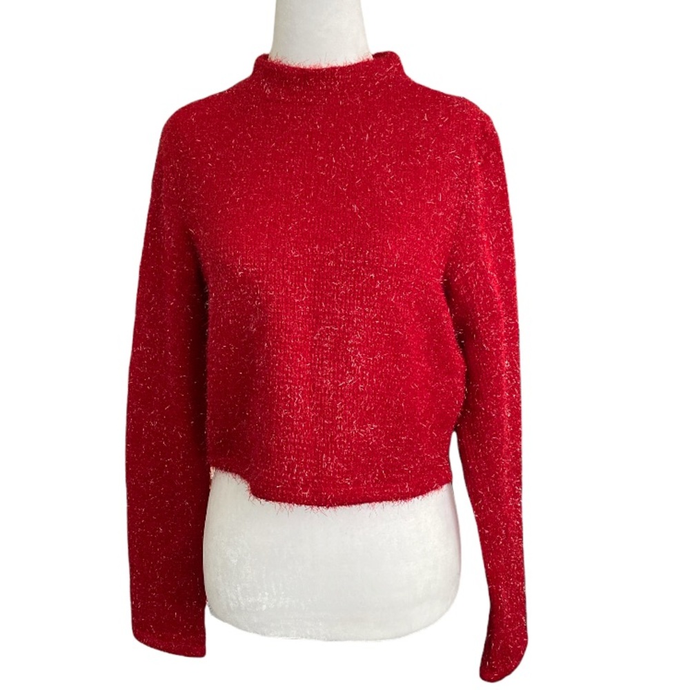 DIVIDED | Red turtleneck